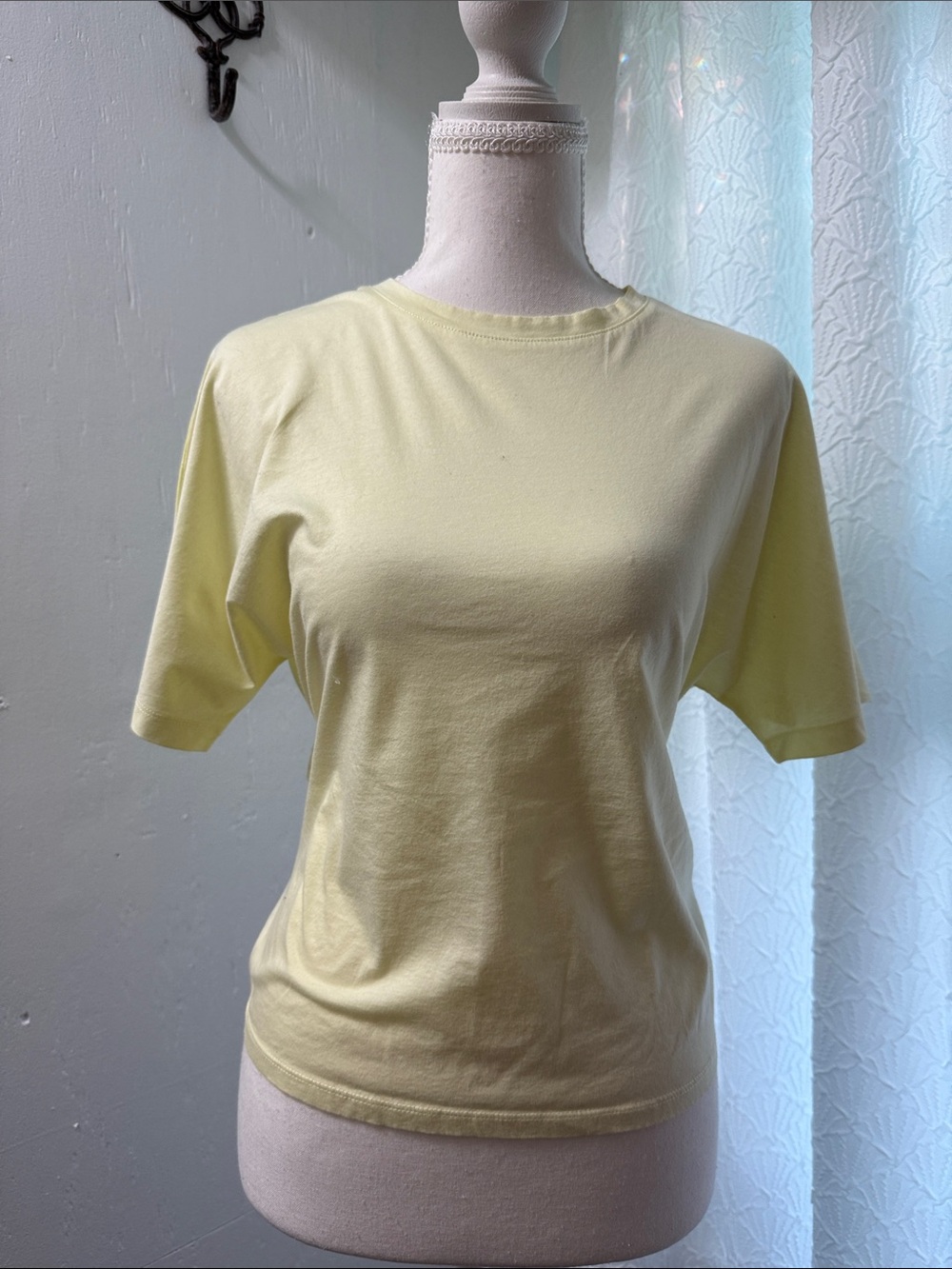 a new day Pale Yellow Crewneck Short Sleeve Tee